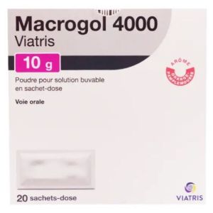 Macrogol 4000 10g orange-pamp 20 sachets