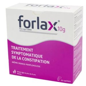 Forla x Macrogol Adult 4000 10g, 20 sachets Orange-Grapefruit flavour