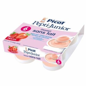 Pepti-Junior dessert sans lait dès 6 mois goût fraise 4 x 100g