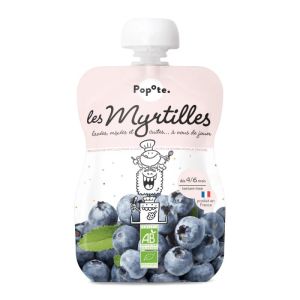 Popote Gourde Myrtille Bio 120G