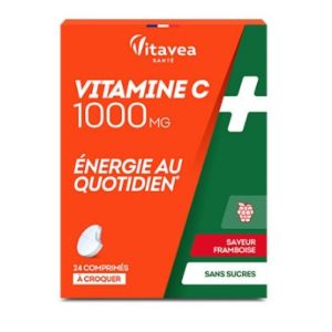 Vitavea Vit C 1000 Mg Framboise Bt 24 Cpr