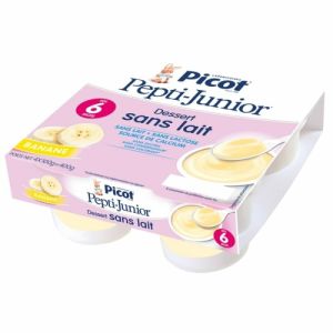 Pepti-Junior dessert sans lait dès 6 mois goût banane 4 x 100g