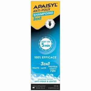 Apaisyl Anti-Poux Shampoing 3En1 100Ml