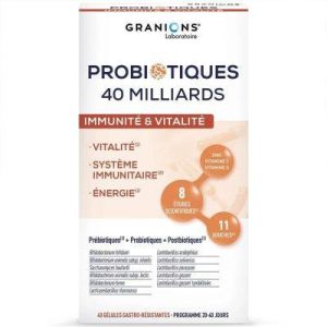 Granions Probiotiq Immunit/Vitalit Gelu40
