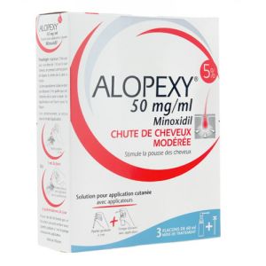 Alope x y 5% Mino x idil Cutaneous Solution 3 x 60 ml
