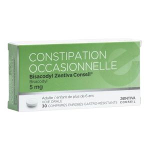 Bisacodyl Ztc 5Mg Cpr Bt30