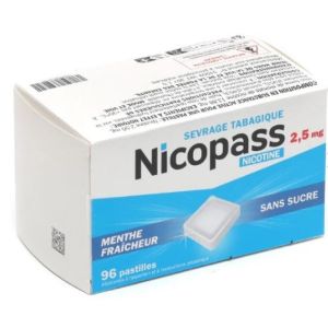 2,5mg Mint fraîcheur sugar-free 96 pastilles à sucer