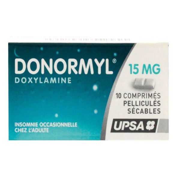 Donormyl 10 tablets sécables 15mg