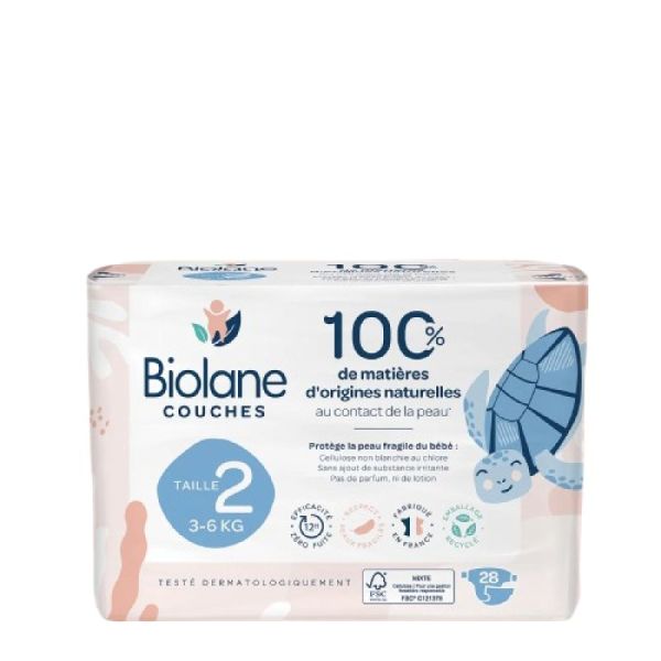 Biolane Couches Ecologiques T1 X28