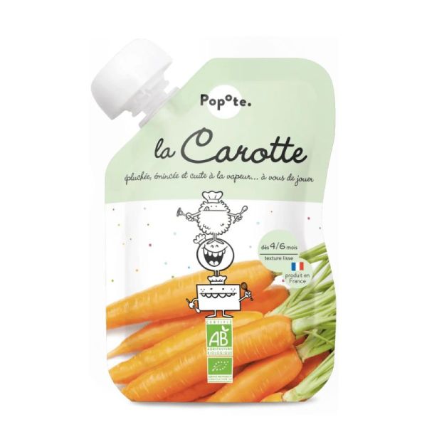 Popote Gourde Carotte Bio 120G