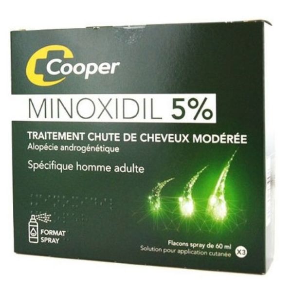 Mino x idil 5% 3 flacons de 60 ml