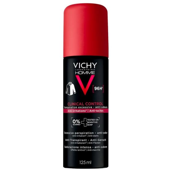 Vichy Hom Deo Detranspir 96H 125Ml