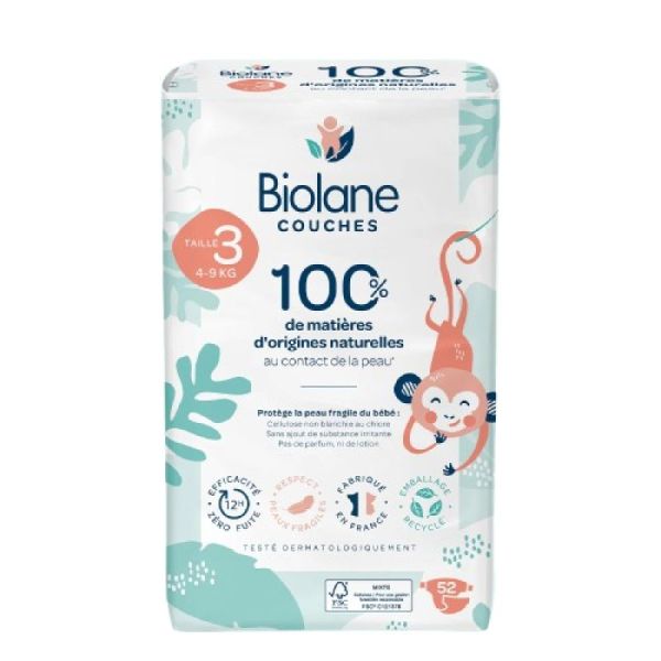 Biolane Couches Ecologiques T1 X28