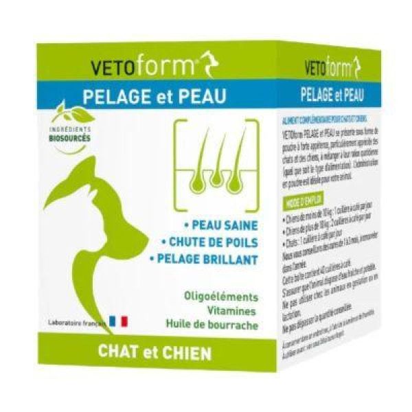Vetoform Pelage Et Peau Chien/Chat 100G