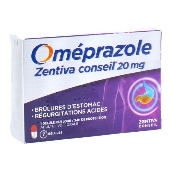 Omeprazole Ztc 20Mg Gelu Bt7