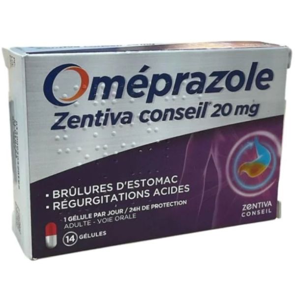 Omeprazole Ztc 20Mg Gelu Bt14
