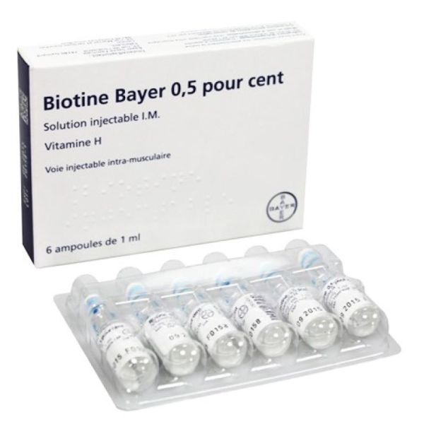 Biotin 0.5% 6 ampoules