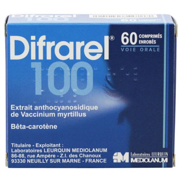 Difrarel 100 mg 60 tablets