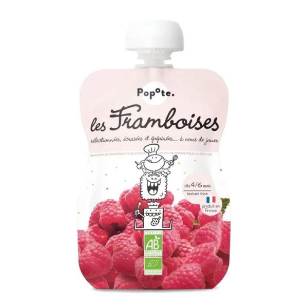 Popote Gourde Framboise Bio 120G