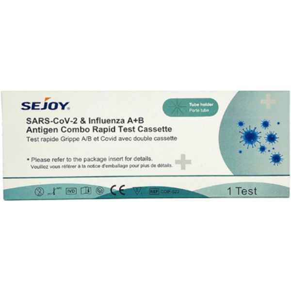 Self-test Grippe/COVID-19 - Boite de 1 test