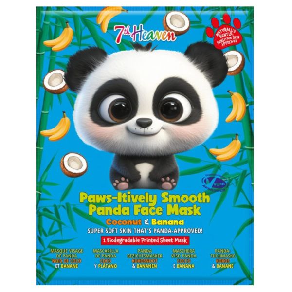 7Th Masque Visage Feuille Animal Panda