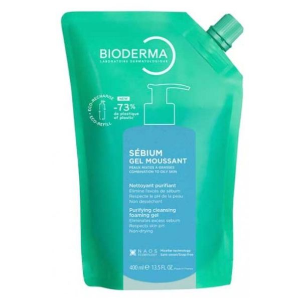 Sebium Gel Mous Ecorecharg 400Ml