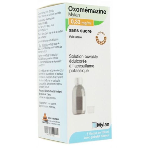 O x omémazine sugar-free syrup - 150ml