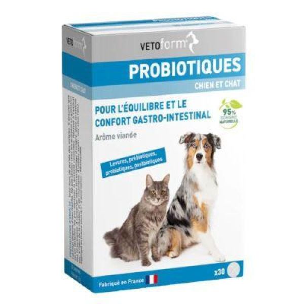 Vetoform Probiotiq Chien Et Chats Cpr30