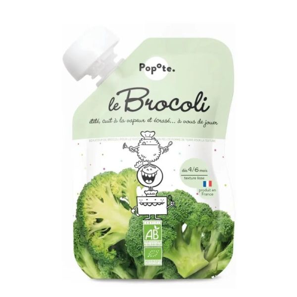 Popote Gourde Brocolis Bio 120G