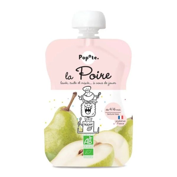 Popote Gourde Poire Bio 120G