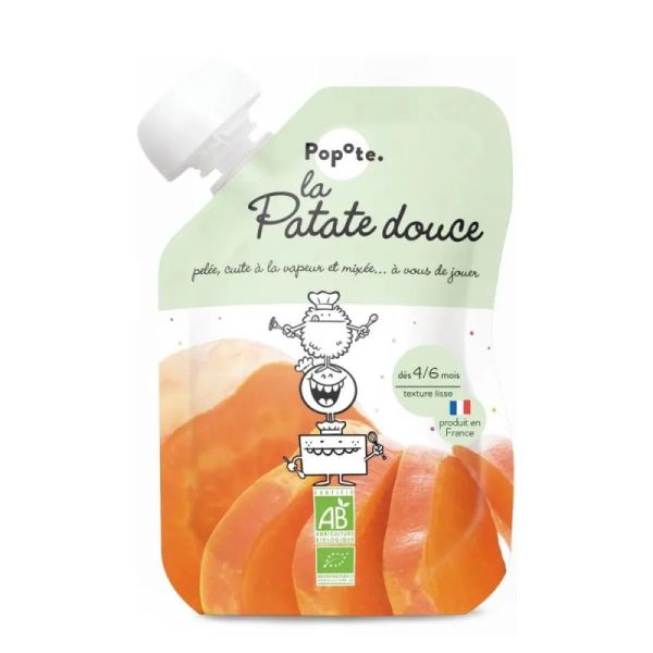 Popote Gourde Patate Douce Bio 120G