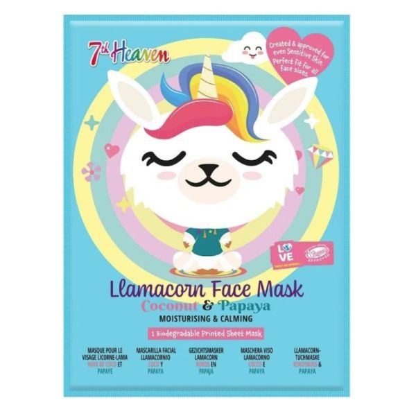 7Th Masque Visage Feuille Animal Lamacorn